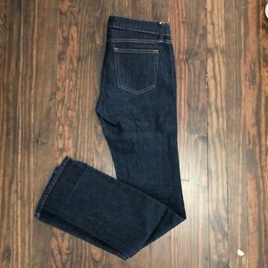 Sz 25 Uniqlo dark wash bootcut jeans gently worn